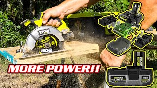 FEEL the Difference New Ryobi EDGE High Performance Batteries [upl. by Ceil]