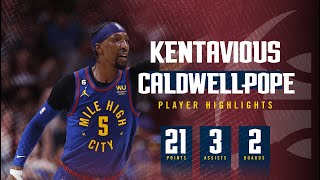 Kentavious CaldwellPopes Electric 21 PT Performance in Game 1 of WCF Against Lakers [upl. by Orsini387]