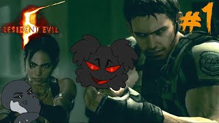 The Adventures of Khirs Redfeeld and Girly Pop  Resident Evil 5 Part 1 [upl. by Monteria]