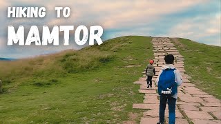 A Climb to the top of Mam Tor Walk  Hike to Mam Tor The Peak District Derbyshire [upl. by Padriac]