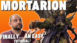 Mortarion Primarch of the Death Guard made easy [upl. by Dart]