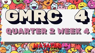 GRADE 4 MATATAG GMRC QUARTER 2 WEEK 4 [upl. by Shepard]