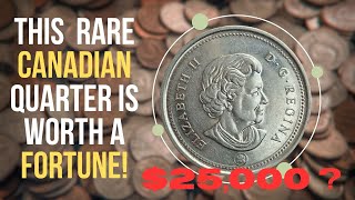 RARE 2006 Canadian quarter  coin worth money  Valuable Canadian Quarter [upl. by Erdnaet]