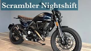 Ducati Scrambler Scrambler Nightshift [upl. by Llerdnad]