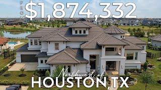 INSIDE A GORGEOUS CUSTOM ESTATE HOME FOR SALE IN CYPRESS TX  NEAR HOUSTON  NEW HOME TOUR [upl. by Ferrel]