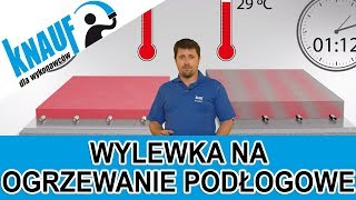 Jaka wylewka na ogrzewanie podłogowe Wylewka anhydrytowa Knauf [upl. by Eglanteen903]