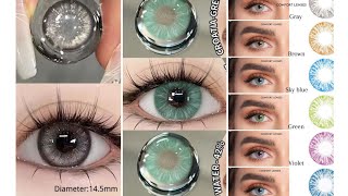 Trendy Eyes Colour Lens information With Name 2024  New Contact Lenses [upl. by Osbourne]