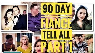 90DAYFIANCE SEASON 6 TELL ALL PART 1 [upl. by Nauqel]