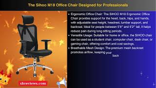 The Sihoo M18 Office Chair Designed for Professionals [upl. by Cannon429]