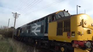 Class 37403 Isle of Mull departing Boness to Barrow Hill [upl. by Notsirk526]