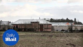 Moment several loud bangs go off inside of HM Prison Hewell  Daily Mail [upl. by Sirc]