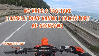 MI VADO A TAGLIARE I CAPELLI DOVE VANNO I CALCIATORI  KTM SX 125 2024 [upl. by Marston]