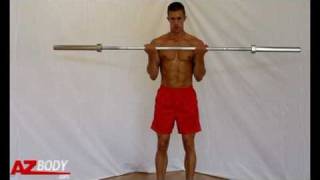 Musculation des biceps  Curl barre debout [upl. by Milena]