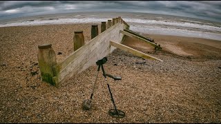 131 Metal Detecting at Camber Sands amp Greatstone with “The Legendquot [upl. by Atenahs]