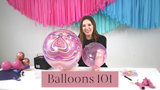 Balloons 101  The Basics of Balloon Art [upl. by Ardnaid]