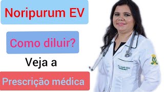 Noripurum EV prescrição médica [upl. by Nauqahs]