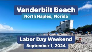 Robb’s Sunday Morning Beach Report for North Naples Florida  September 1 2024 [upl. by Nwahsek]