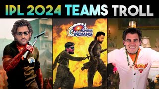 IPL 2024 TEAMS TROLL 🔥 CSK MI RCB SRH  IPL TROLLS  TELUGU CRICKET TROLLS [upl. by Dnalkrik]