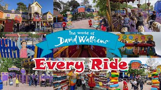 Every Ride in the World of David Walliams at Alton Towers Feb 2022 4K [upl. by Nivra308]