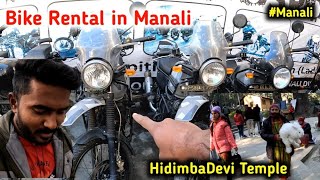 Bike Rental in Manali  Going To Hadimbadevi Temple in Manali Tamil [upl. by Lois]