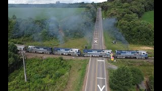 DRONE  TRENS EM TEIXEIRA SOARESPR  2023 [upl. by Daye]