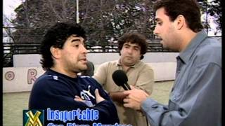 ¡Tremendo recuerdo El Insoportable con Diego Maradona  Videomatch 98 [upl. by Esilram91]