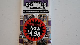 2022 Contenders Football Value Pack Rip 🔥🏈 [upl. by Sateia91]