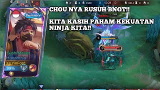 Top Global Hayabusa mobile legends BangBang Baru mulai yg di rusuh sma chou mlbbfyphayabusa [upl. by Notpmah816]