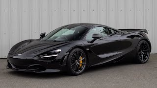 2017 McLaren 720S Performance  Abyss Black  Walkaround amp Interior  Romans International  4K [upl. by Namijneb]