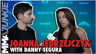 Joanna Jedrzejczyk gives update on UFC return predicts Namajunas vs Esparza 2 [upl. by Esinehc]