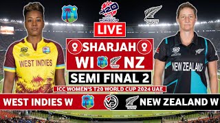 Womens T20 World Cup Semi Final Live West Indies vs New Zealand Live  WI W vs NZ W Live Commentary [upl. by Nannarb746]