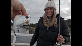 Fishing the Moyne River at Port Fairy with my wife Casey for four species [upl. by Alick]