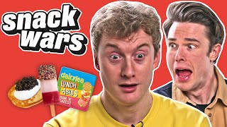 James Acaster amp Ed Gamble Judge Posh Snacks  Snack Wars  ladbiblestories [upl. by Enttirb]