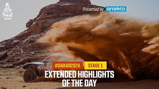 Extended highlights of Stage 1 presented by Aramco  Dakar2024 [upl. by Eltsirc]