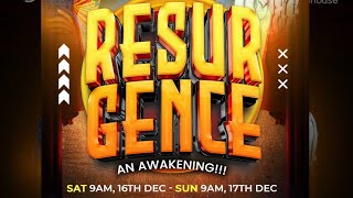 RESURGENCE AN AWAKENING  16TH DECEMBER 2023  THE RANSOMED HOUSE [upl. by Myrtie200]