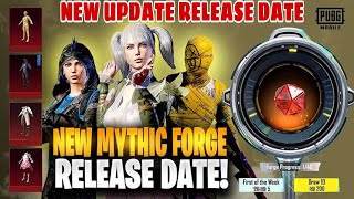 Next Mythic Forge  Upcoming Update  Next Update Release Date  Premium Crates  PUBG MOBILE [upl. by Baxter]