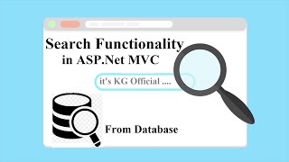 How To Implement Search Functionality in ASPNet MVC  Search Bar in ASPNet MVC Searching in ASP [upl. by Nylcaj]