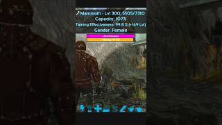 Mammoth Fast Taming Tutorial  shorts ark [upl. by Secrest]