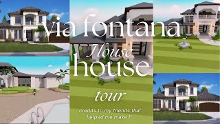 club Roblox via fontana house tour  house tour quick clubrobloxhouse tour short [upl. by Malas935]