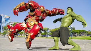 Transformers The Last Knight  Hulk vs Iron Man Final Fight  Paramount Pictures HD [upl. by Nylla166]