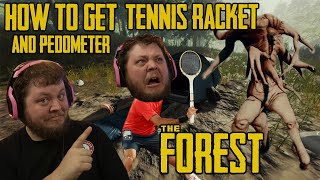 The Forest  How to Get The Tennis Racket and Pedometer [upl. by Analra]