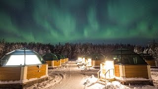 Glass Igloos of Arctic Snowhotel amp Glass Igloos in Rovaniemi in Lapland Finland [upl. by Ruffina]