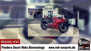 Pandora Smart MOTO Motorrad Alarmanlage in Ducati Panigale V2 [upl. by Middle]