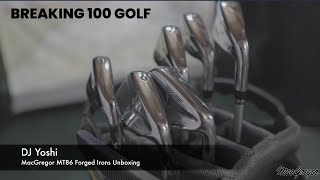 Breaking 100 Golf MacGregor MT 86 Irons Unboxing amp Comparison to Mizuno Players Irons [upl. by Ttayw]