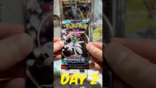 Day 2  Opening Paradox Rift everyday until I pull Groupon pokemon pokemoncards paradoxrift [upl. by Ettenwahs310]