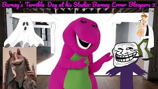 Barney’s Terrible Day at his Studio Barney Error Bloopers 3 [upl. by Arawaj181]