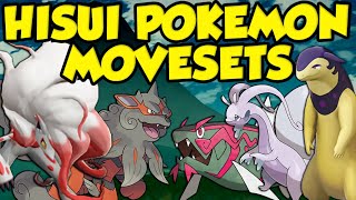 HISUI POKEMON MOVESET MEGAMIX Pokemon Home Update [upl. by Eidas]