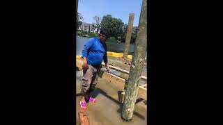 Gibson Island Corporation HOA Required Dock to be Built Dangerously High Above 7quot of Water Part 2 [upl. by Lamoureux]