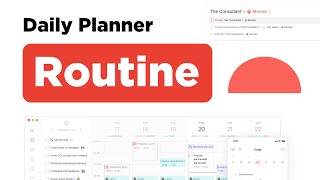 Routine A Beautiful Daily Planner Tool [upl. by Sheeree]