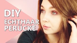 DIY  Echthaar PERÜCKE NÄHEN [upl. by Jeritah]